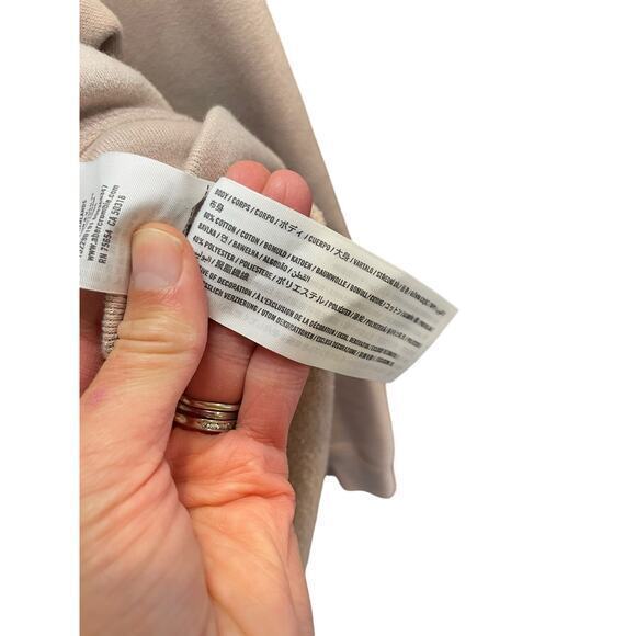 Abercrombie & Fitch Pale Pink Slouchy Oversized Long Sweater Sweatshirt Small - Picture 6 of 12